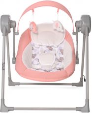 Шезлонг - гойдалка Lorelli Twinkle Pink Rhino 0-9кг